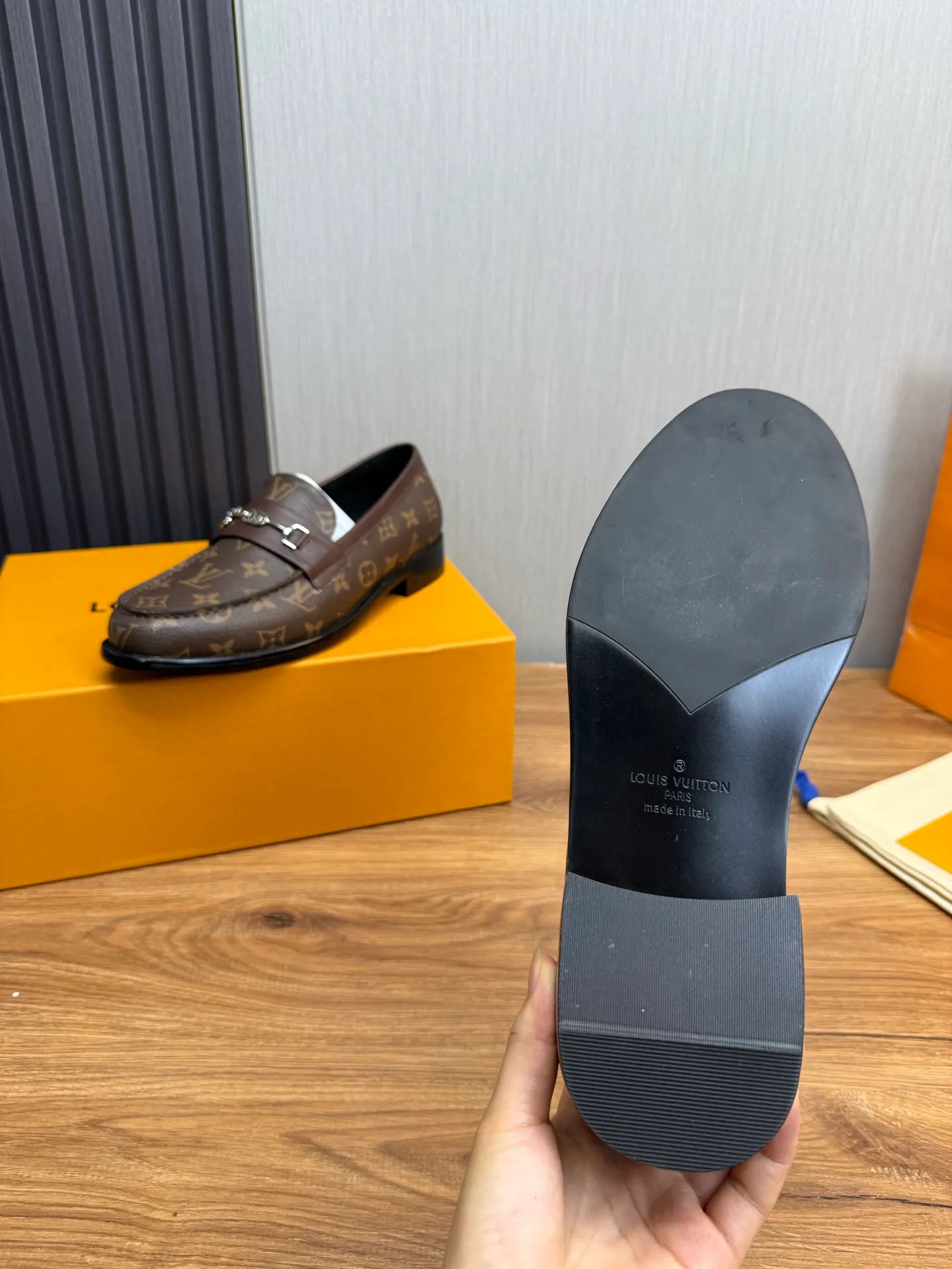Factory 660💰 LV. Men's business casual leather shoes, all made of imported original brand leather, just to create a more comfortable wearing experience, original non-slip and wear-resistant outsole ✔️16-45 (38.45 non-returnable)
